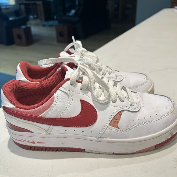 Nike Red and White Athletic Shoes - Picture 1 of 4